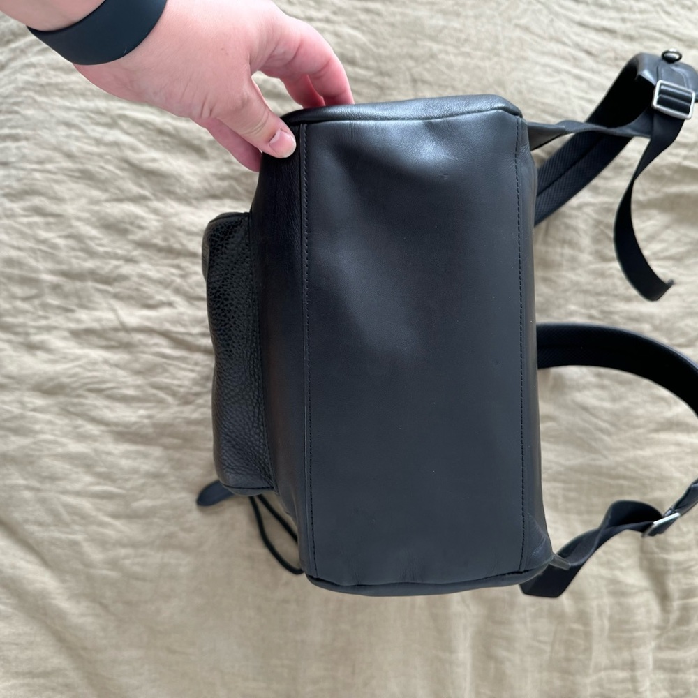 Authentic Coach Leather Backpack - image 3